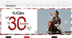 Desktop Screenshot of anatolium-bursa.com